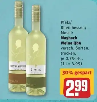 REWE Center Maybach Weine Qba Angebot