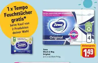 REWE Center Zewa Wish & weg Original Angebot