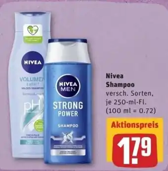 REWE Center Nivea Shampoo 250ml Angebot