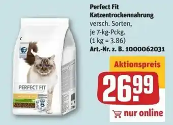 REWE Center Perfect Fit Katzentrockenahrung Angebot