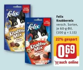 REWE Center Felix Knabbermix 60g Angebot