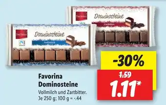 Lidl Favorina Dominosteine 250g Angebot