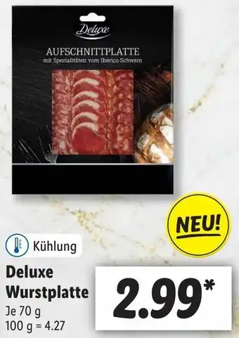 Lidl Deluxe Wurstplatte 70g Angebot