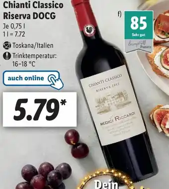 Lidl Chianti Classico Riserva DOCG Angebot