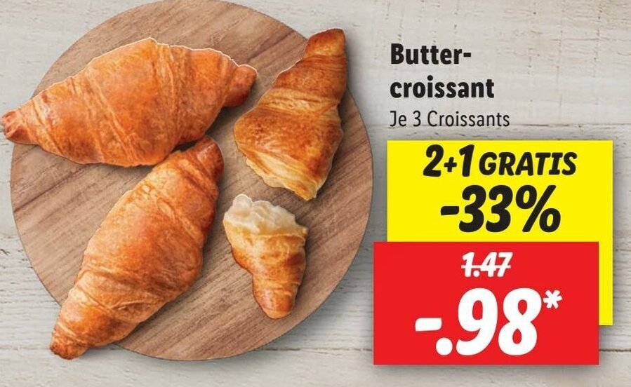 Butter croissant Angebot bei Lidl