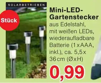 Wiglo Wunderland Mini-LED Gartenstecker Angebot