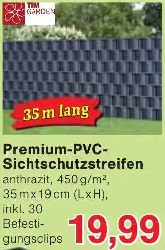 Wiglo Wunderland Premium-PVC Sichtschutzstreifen Angebot
