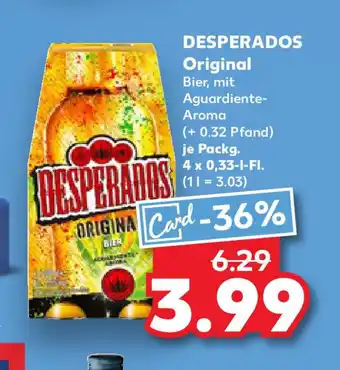 Kaufland DESPERADOS Original Angebot