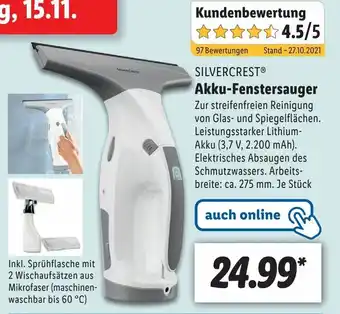 Lidl Akku-Fenstersauger Angebot