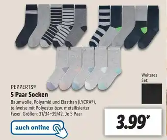 Lidl 5 Paar Socken Angebot