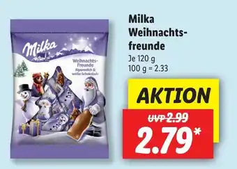 Lidl Milka Weihnachts-freunde 120g Angebot