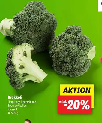 Lidl Brokkoli 500g Angebot