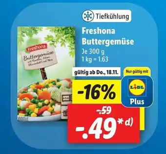 Lidl Freshona Buttergemuse 300g Angebot