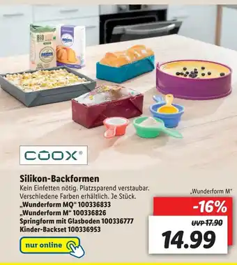 Lidl Silikon-Backformen Angebot