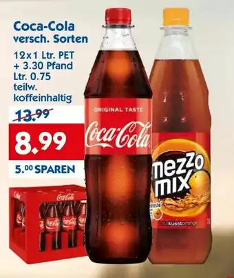 Hol'ab Getränkemarkt Coca-Cola versch. Sorten Angebot