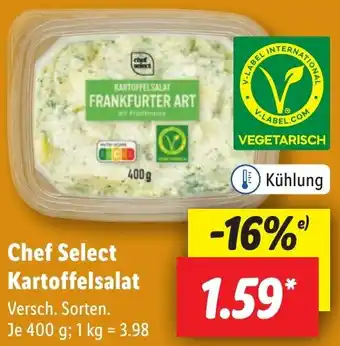 Lidl Chef Select Kartoffelsalat 400 g Angebot