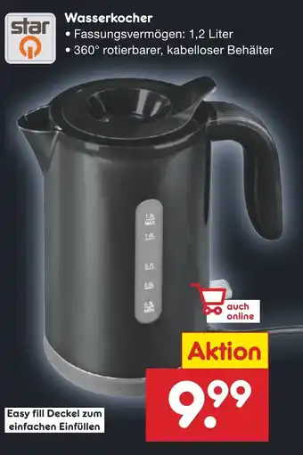 Netto Marken-Discount star Wasserkocher Angebot