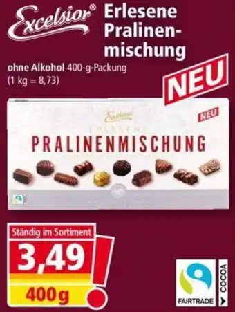 Norma Excelsior Erlesene Pralinen- mischung 400-g-Packung Angebot
