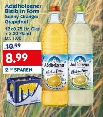 Hol'ab Getränkemarkt Adelholzener Bleib in Form Sunny ORange/Grapefruit Angebot