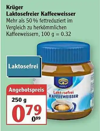 Globus Krüger Laktosefreier Kaffeeweisser Angebot