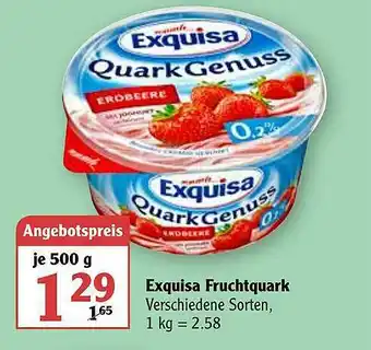 Globus Exquisa Fruchtquark Angebot