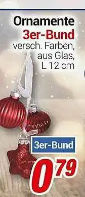 CENTERSHOP Ornamente 3er-bund Angebot