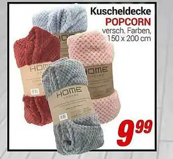 CENTERSHOP Kuscheldecke Popcorn Angebot