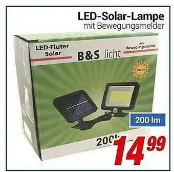 CENTERSHOP Led-solar-lampe Angebot