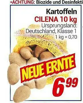 CENTERSHOP Kartoffeln Cilena 10 Kg Angebot