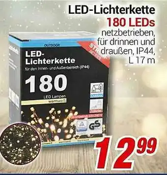 CENTERSHOP Led-lichterkette 180 Leds Angebot