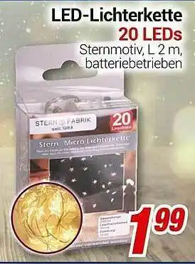 CENTERSHOP Led-lichterkette 20 Leds Angebot