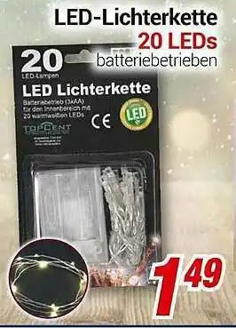 CENTERSHOP Led-lichterkette 20 Leds Angebot