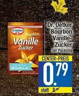 E-Center Dr. Oetker Bourbon Vanille Zucker Angebot