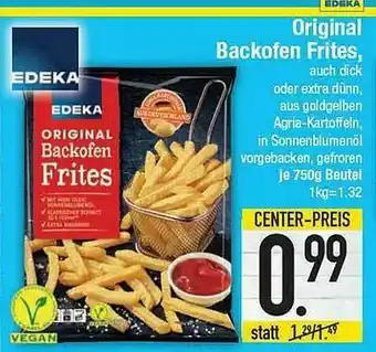 E-Center Original Backofen Frites Angebot