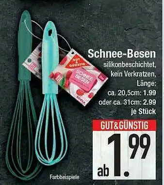 E-Center Gut & Günstig Schnee-besen Angebot