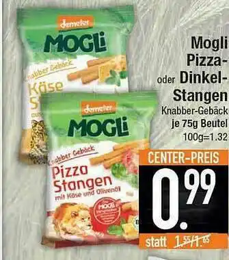 E-Center Mogli Pizza Oder Dinkel Stangen Angebot