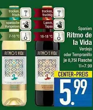 E-Center Spanien Ritmo De La Vida Angebot