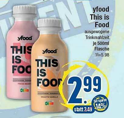 Yfood This Is Food Angebot bei E-Center