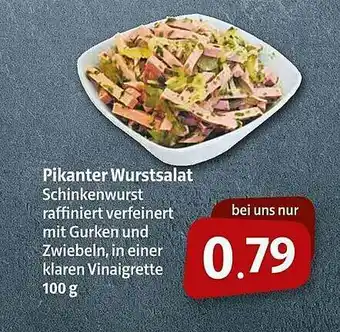 Markant Markt Pikanter Wurstsalat Angebot