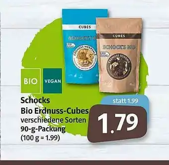 Markant Markt Schocks Bio Erdnuss-cubes Angebot