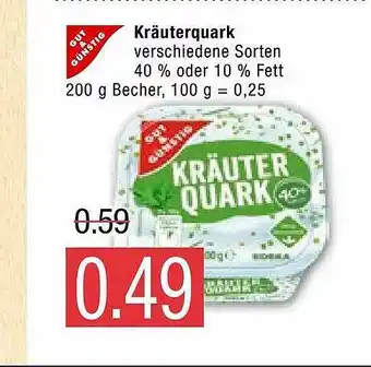 Marktkauf Gut & Günstig Kräuterquark Angebot