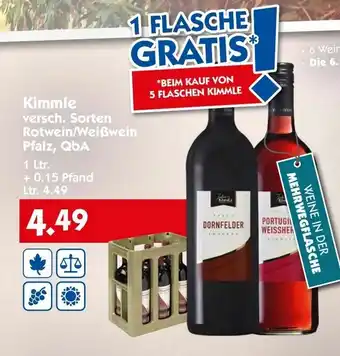 Hol'ab Getränkemarkt Kimmie versch. Sorten Rotwein/Weibwein Pfalz Angebot