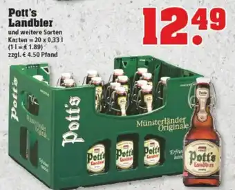 trinkgut Pott's Landbier 20x0,33L Angebot