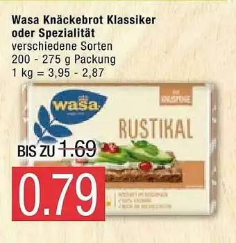 Marktkauf Wasa Knäckebrot Klassiker Oder Spezialität Angebot