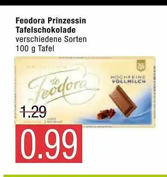 Marktkauf Feodora Prinzessin Tafelschokolade Angebot