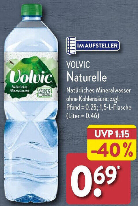 Verwunderlich Volvic Naturelle Angebot Ebenbild