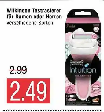 Marktkauf Wilkinson Testrasierer Für Damen Oder Herren Angebot