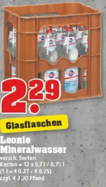 trinkgut Leonie Mineralwasser 12x0,7/0,75L Angebot