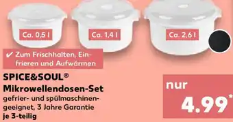 Kaufland SPICE&SOUL Mikrowellendosen-Set Angebot