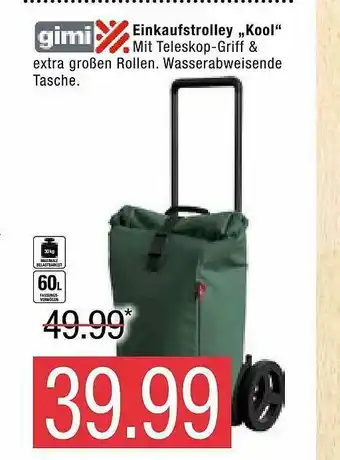 Marktkauf Gimi Einkaufstrolley Kool Angebot